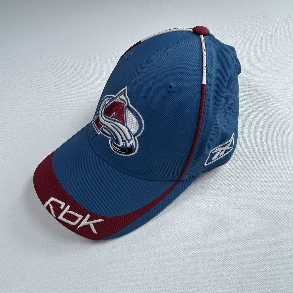 Colorado Avalanche Reebok Hockey Cap Center Ice Collection Blue Burgundy OSFA - Picture 2 of 10